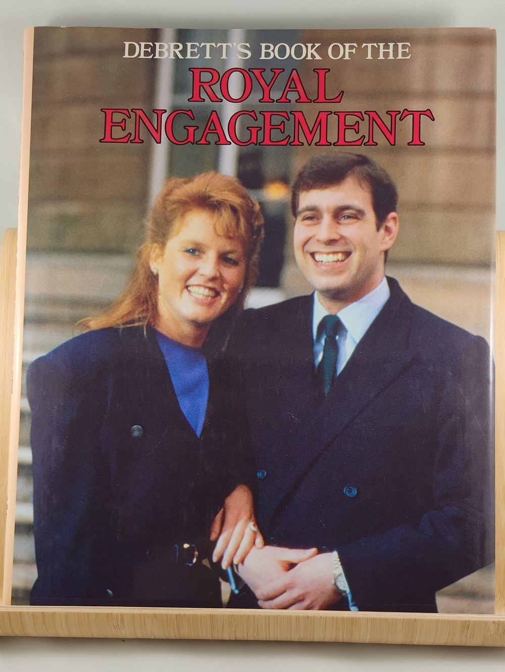 Debretts Book Of The Royal Engagement, VTG 1986 hardcover book with dust jacket